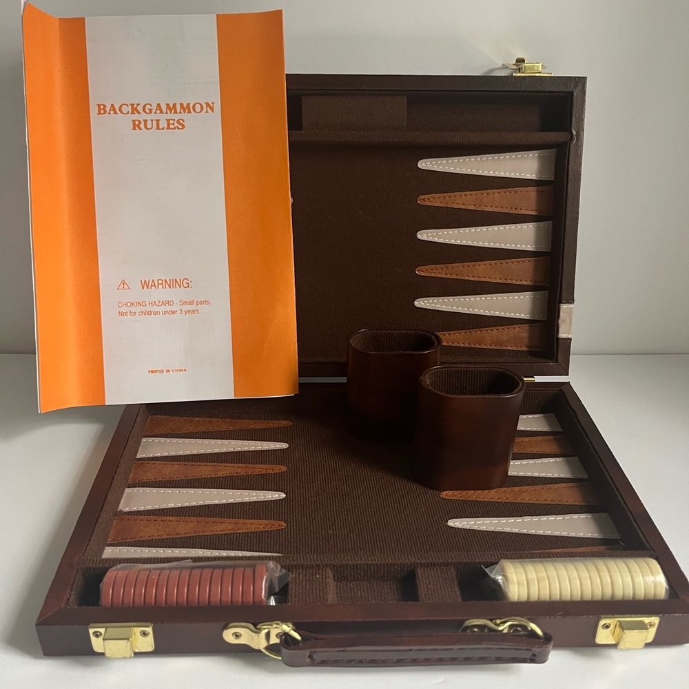 Vintage Backgammon Set - never used